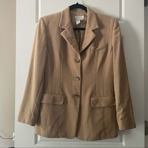 Vintage wool camel blazer
